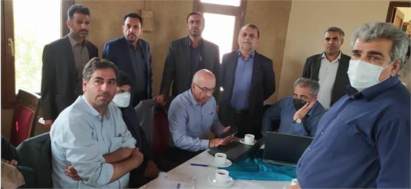 حضور مشاور وزیر ارتباطات و فناوری اطلاعات و مجری طرح خدمات عمومی اجباری روستایی(uso) در شهرستان قلعه گنج