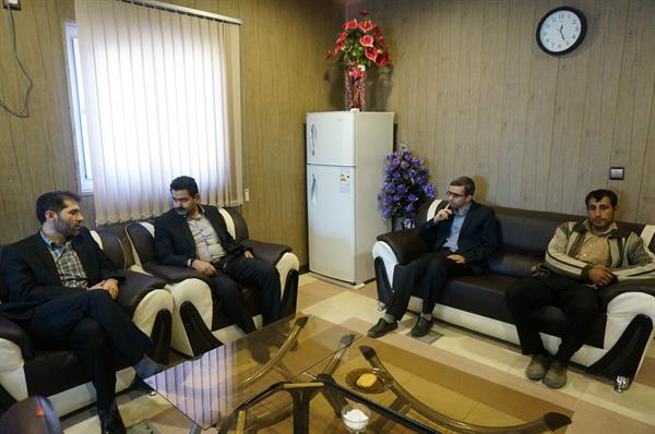 بازدید مدیرکل ارتباطات و فناوری اطلاعات استان کرمان از ادارات واحدهای تابعه در شهرستان فهرج