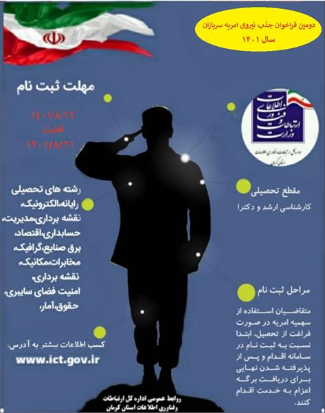 اطلاعیه (دومین فراخوان جذب نیروی امریه)