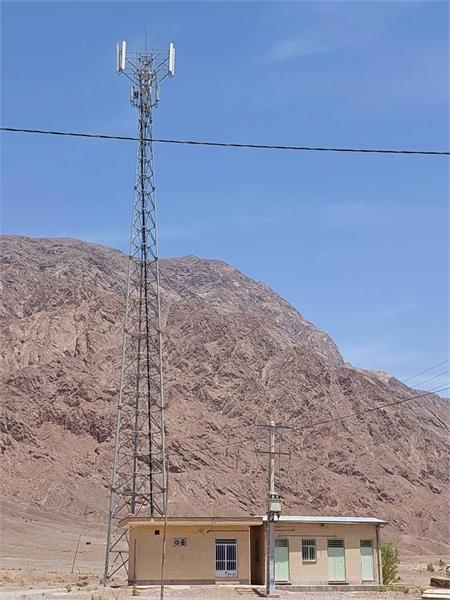 احداث سایت جدیدتمام تکنولوژی درروستای کرک شهرستان بم