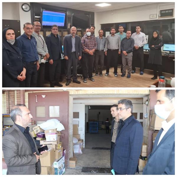 بازدید مدیر کل ارتباطات استان از دستگاههای زیرساخت و پست