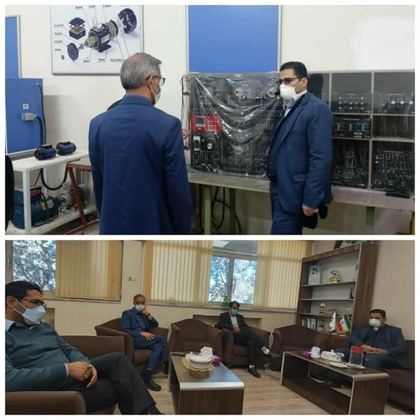 بازدید مدیرکل ارتباطات و فناوری اطلاعات از دانشگاه شهید چمران کرمان و نشست با رئیس و مدیران این دانشگاه