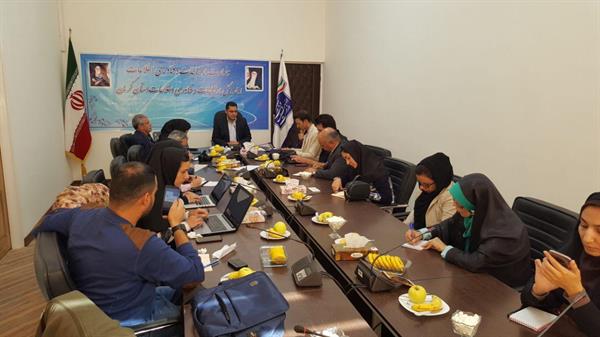 نشست خبری مسعود الهامی مدیرکل ارتباطات و فناوری اطلاعات  و رئیس کارگروه تخصصی مخابرات وارتباطات  مدیریت بحران  استان کرمان  و شورای مدیران حوزه ICT استان کرمان با اصحاب رسانه