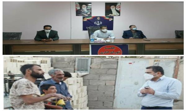 بازدید میدانی مدیرکل ارتباطات از بخش گلبافت