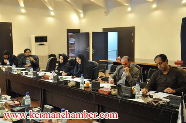 برگزاری نشست کمیسیون فن آوری اطلاعات و ارتباطات الکترونیکی اتاق بازرگانی  کرمان
